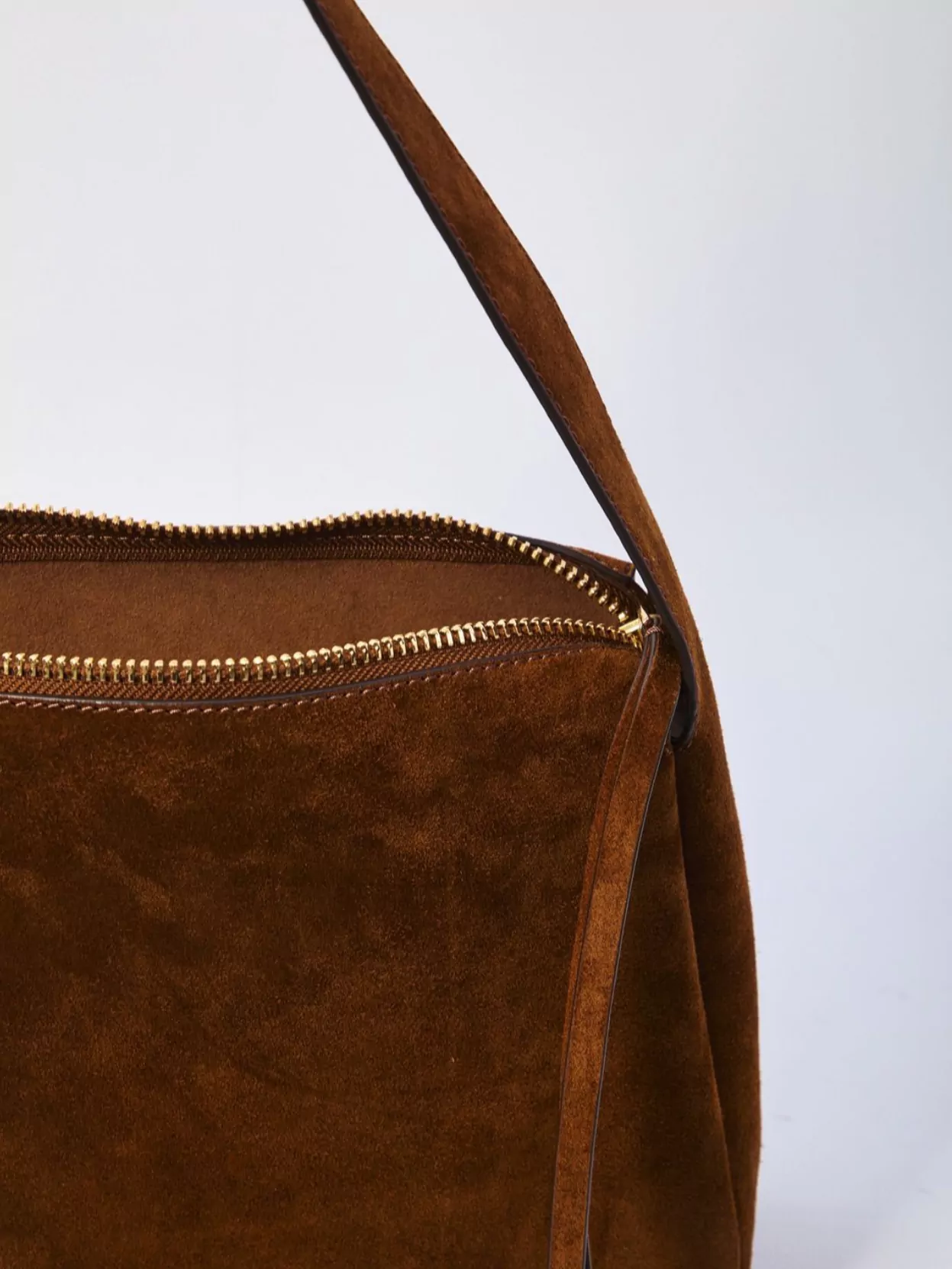 Tory Burch Suede Shoulder Bag Adjustable Top Handle
