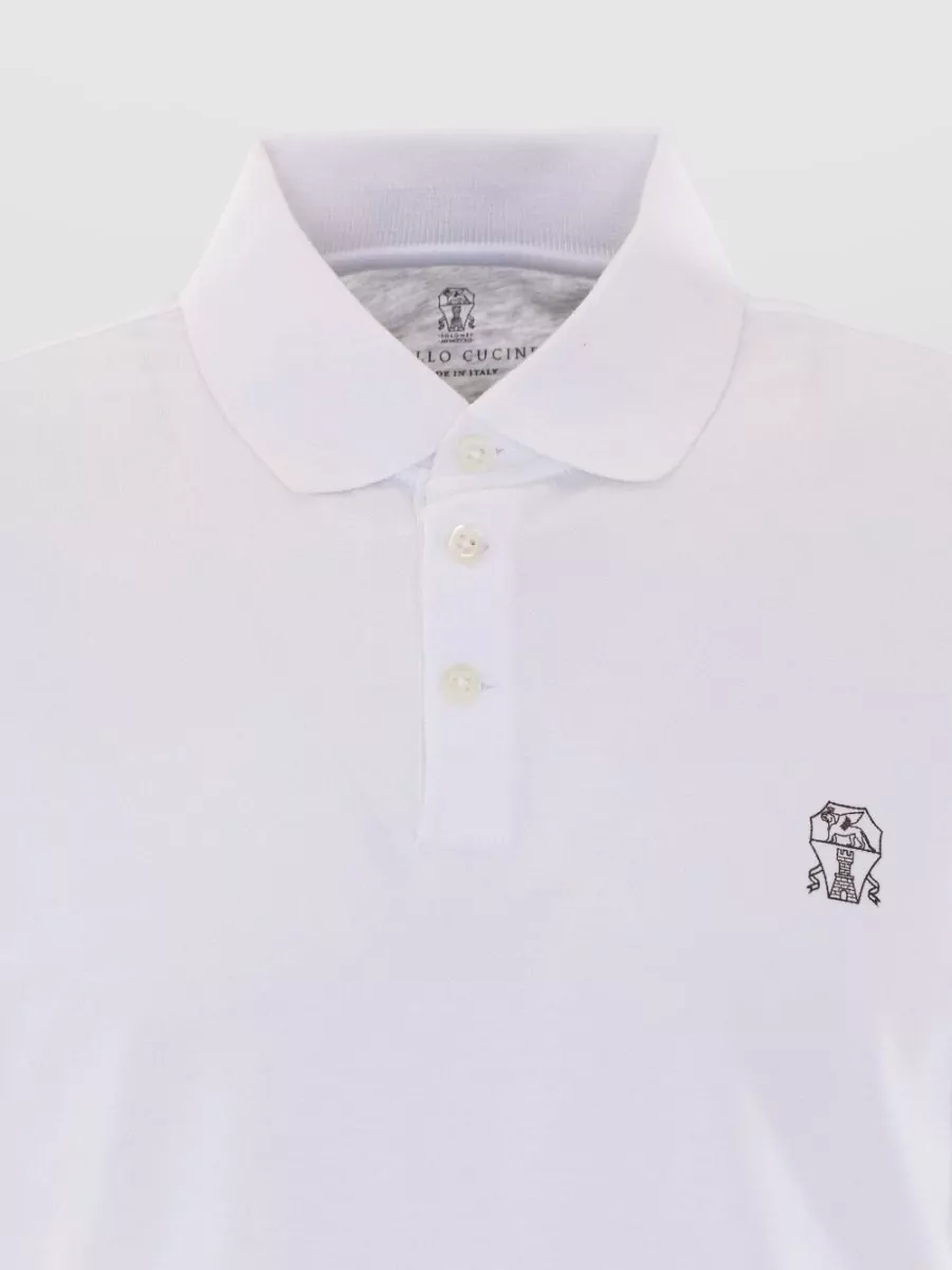 Brunello Cucinelli Short-Sleeve Polo Shirt