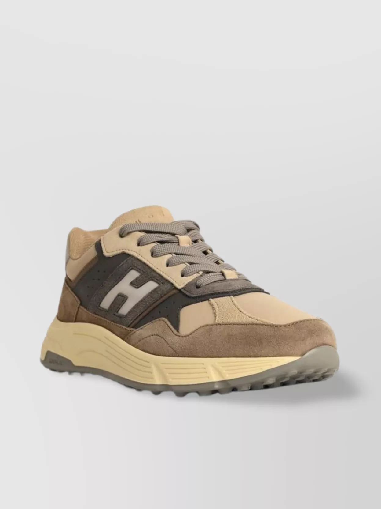 Hogan 'Lightning' Suede Panels Sneakers Leather