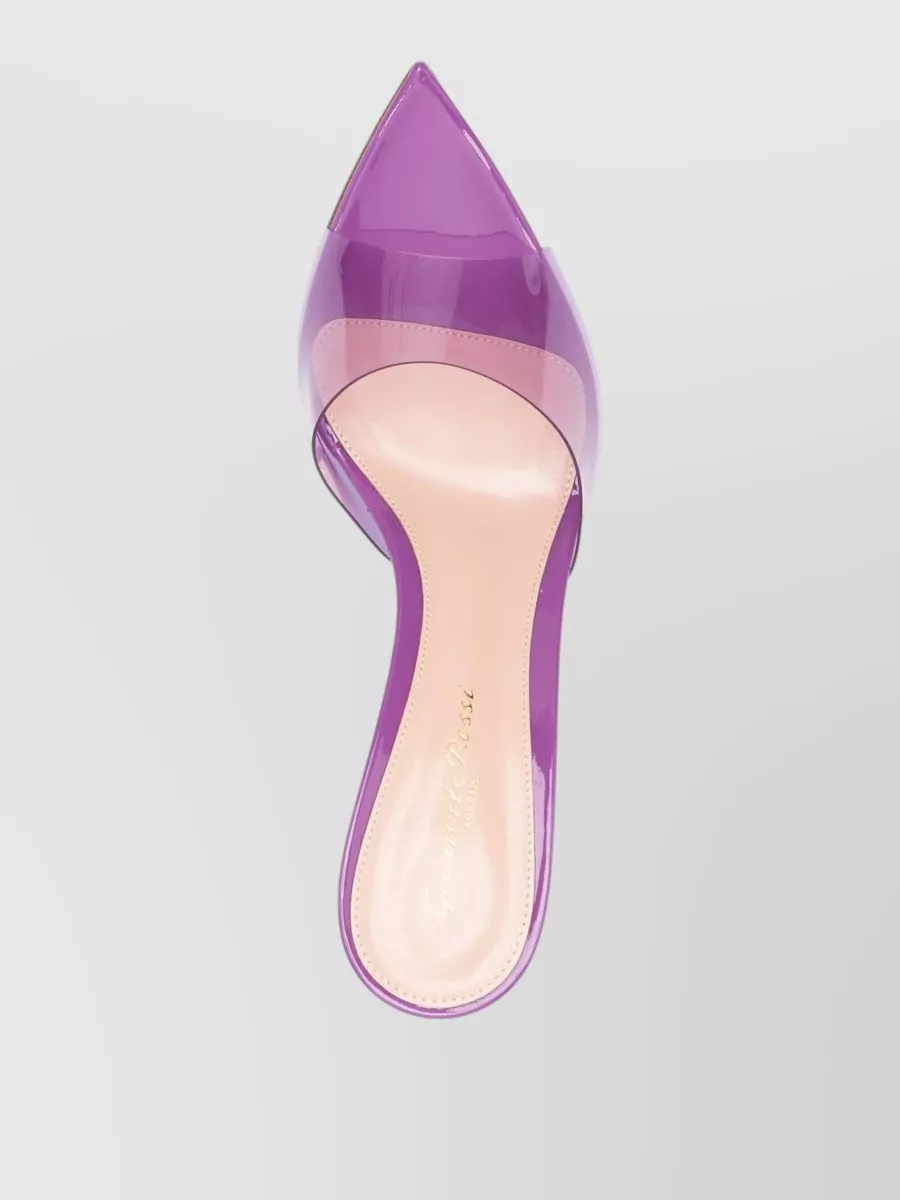 Gianvito Rossi Plexiglass Mules