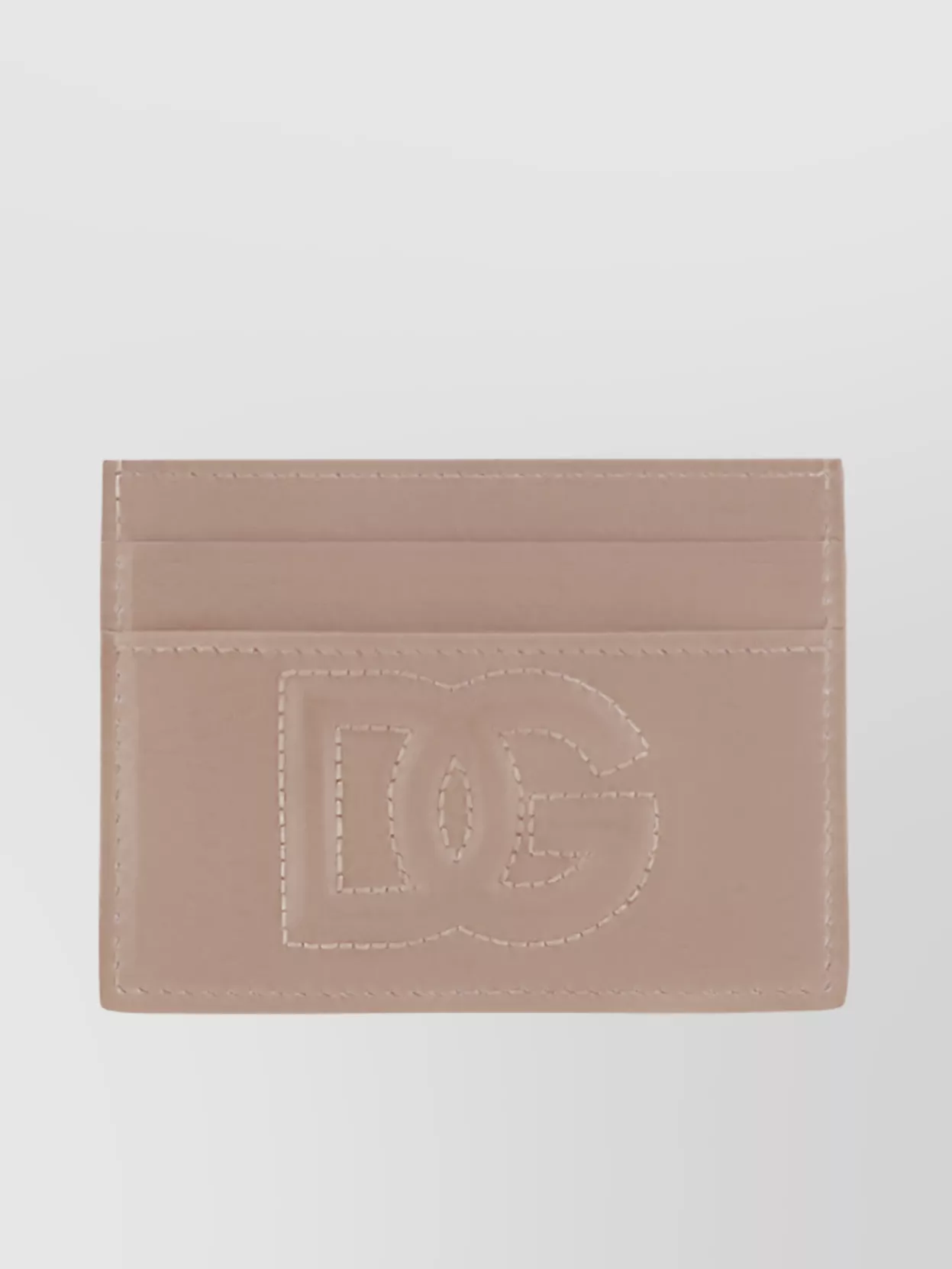 Shop Dolce & Gabbana Leather Card Holder Stitched Detail