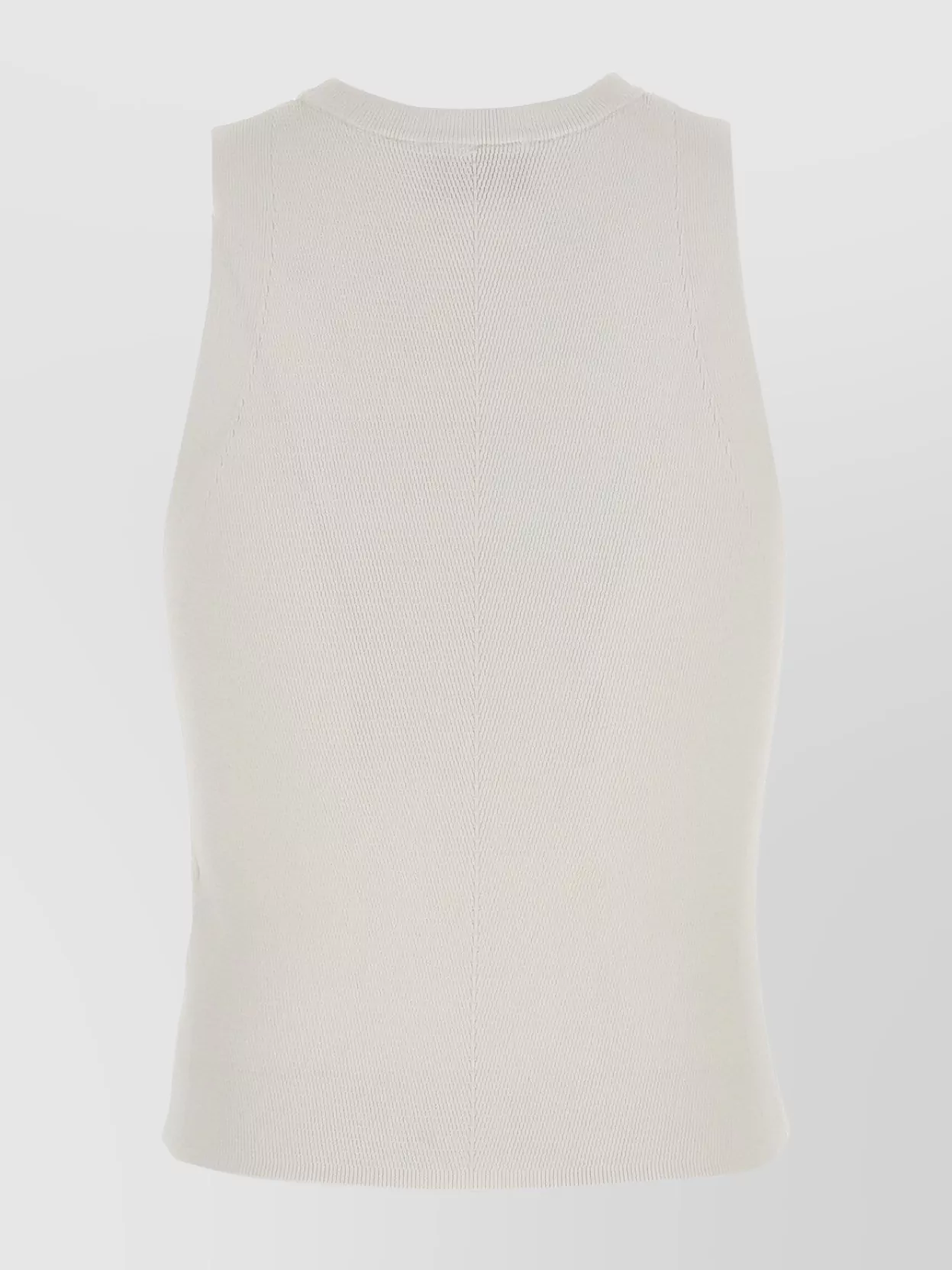 Diesel Ribbed Crew Neck Top With Cut-Out Detail