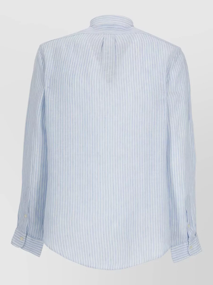 Ralph Lauren Striped Linen Long-Sleeve Shirt