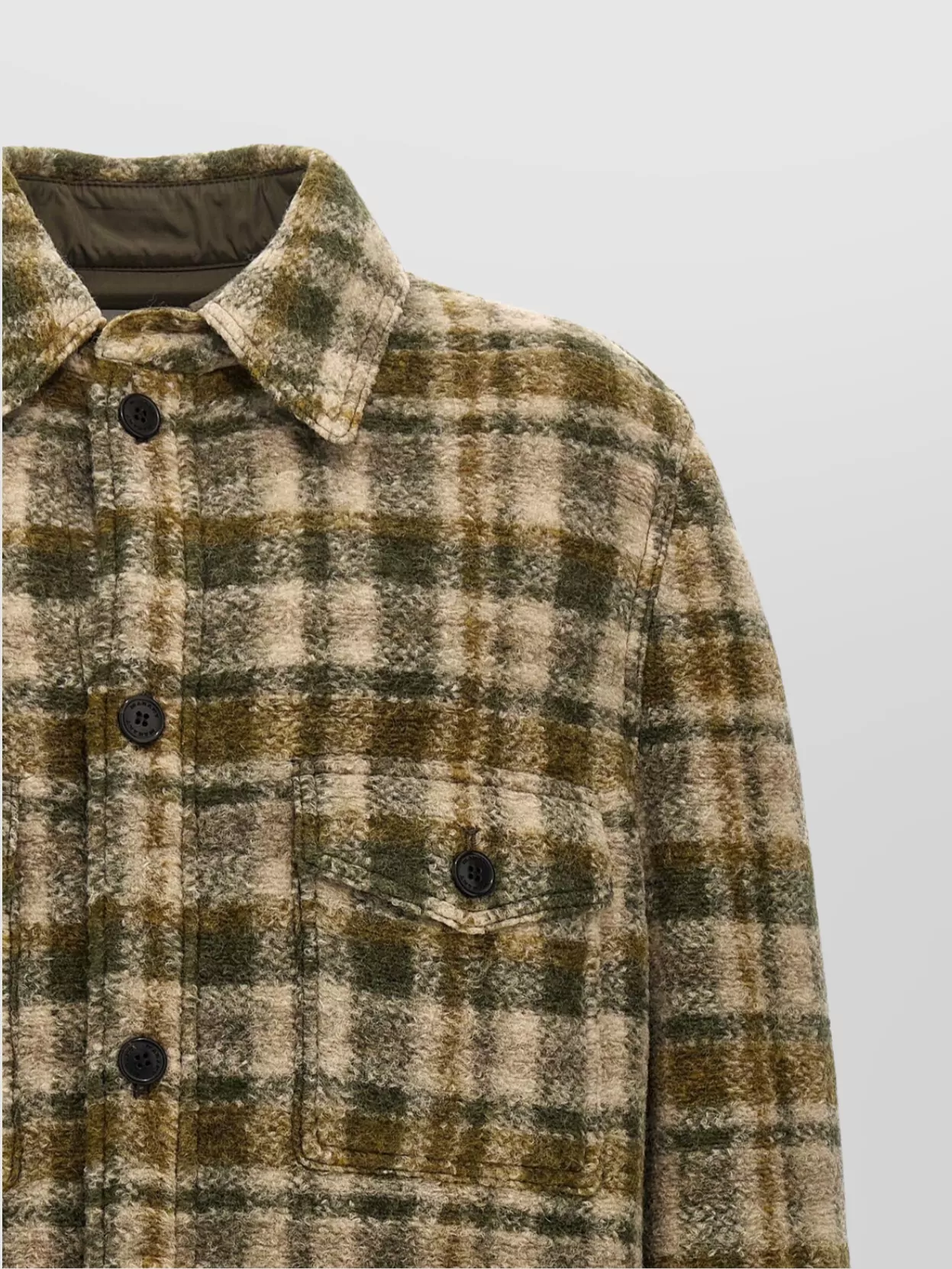 Isabel Marant "Kevron" Jacket Collar Plaid Pattern
