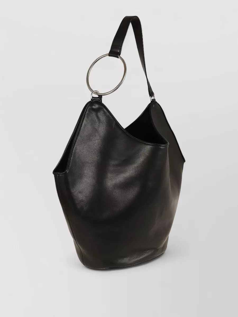 Dondup Leather Hobo Shoulder Bag