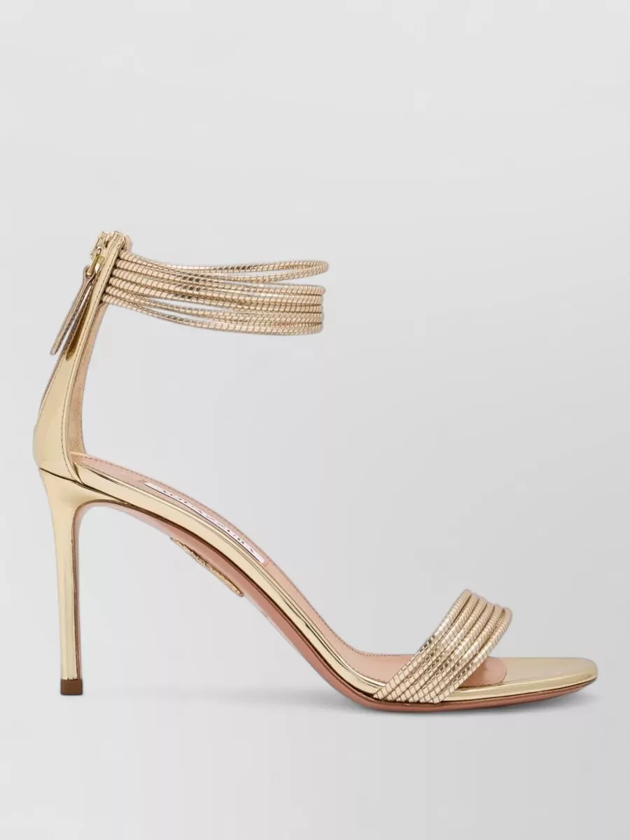 Aquazzura synthetic leather ankle-strap sandals