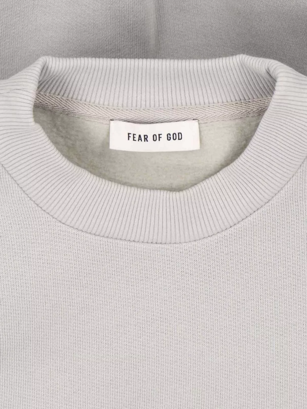 Fear Of God Ribbed Crew Neck Sweater With Long Sleeves