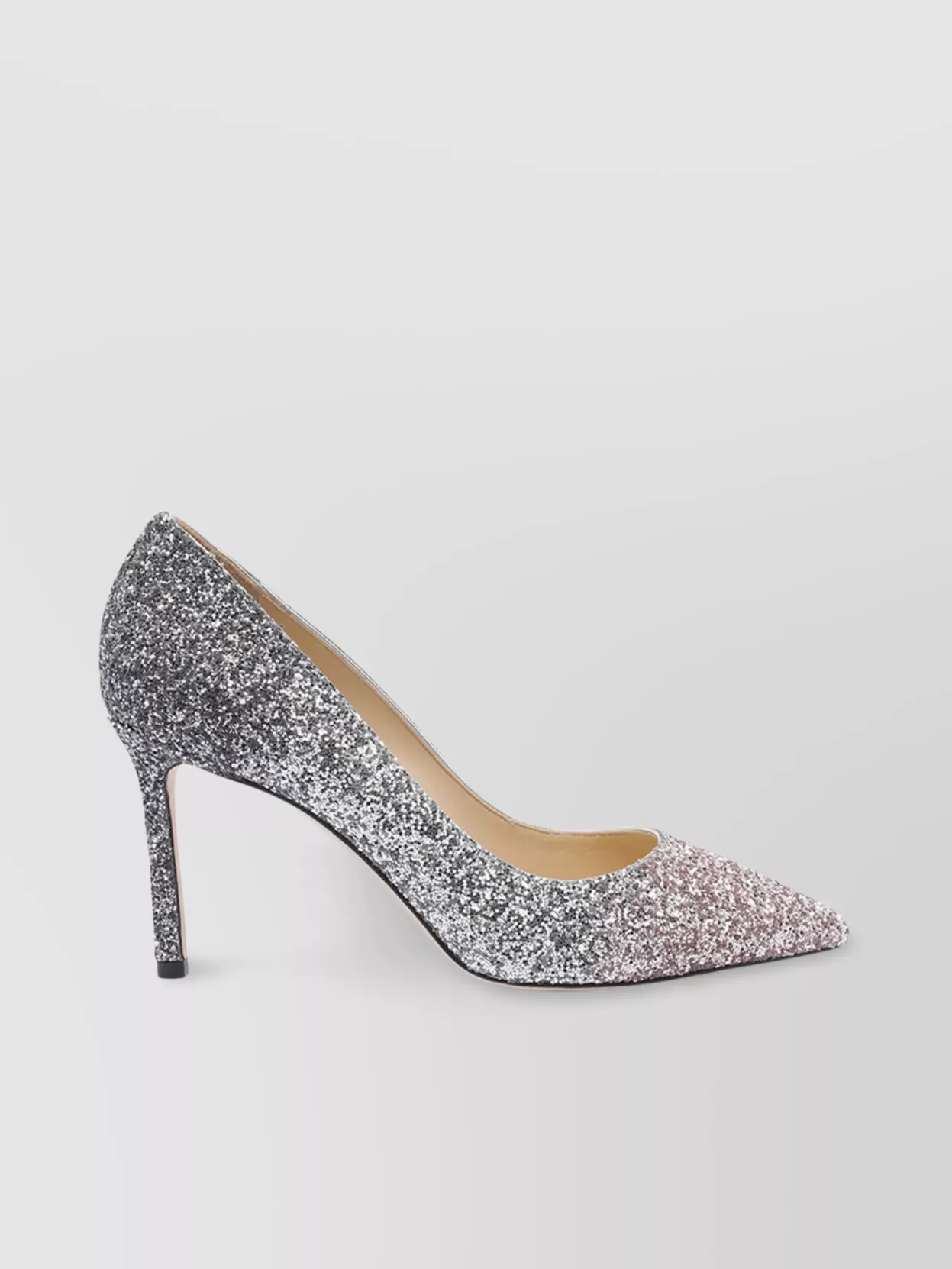 Jimmy Choo Glitter Pointed Toe High Heel Pumps