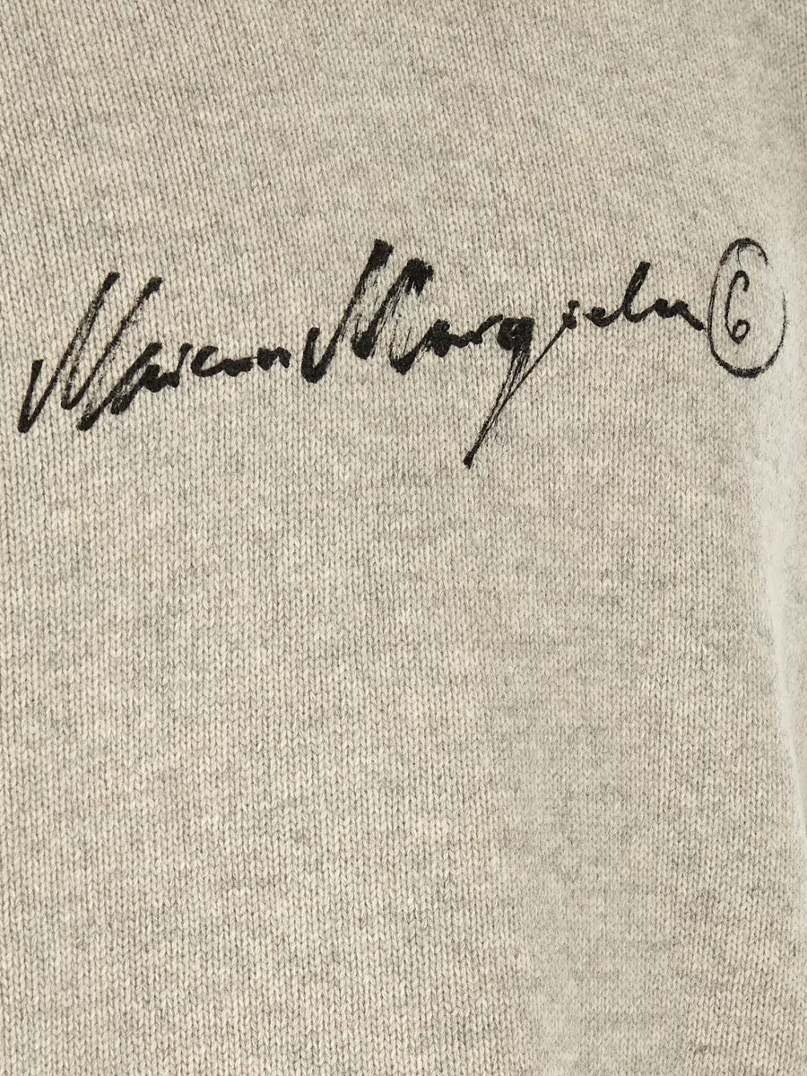 Mm6 Maison Margiela Wool Hooded Sweater