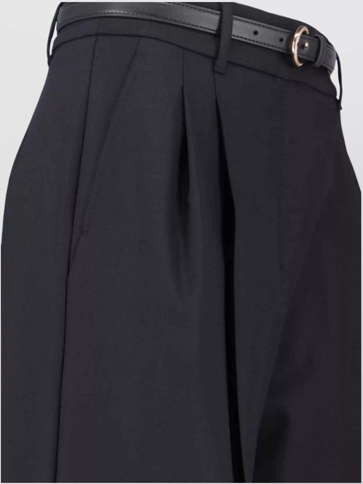 Max Mara Wide Leg Trousers Pleated Front