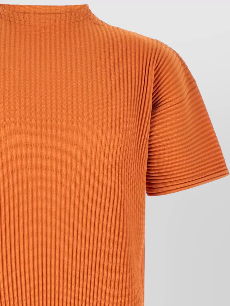 Homme Plisse Issey Miyake Pleated Short-Sleeve Top