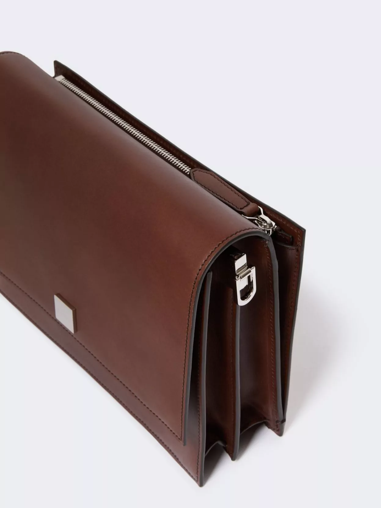 Max Mara Structured Shoulder Bag Top Handle Design