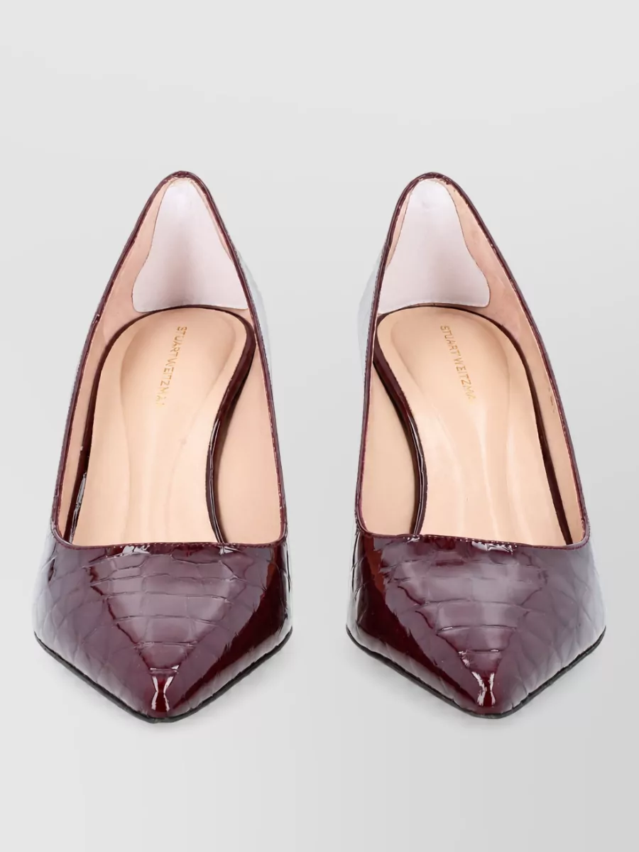 Stuart Weitzman leather supersculpt pumps