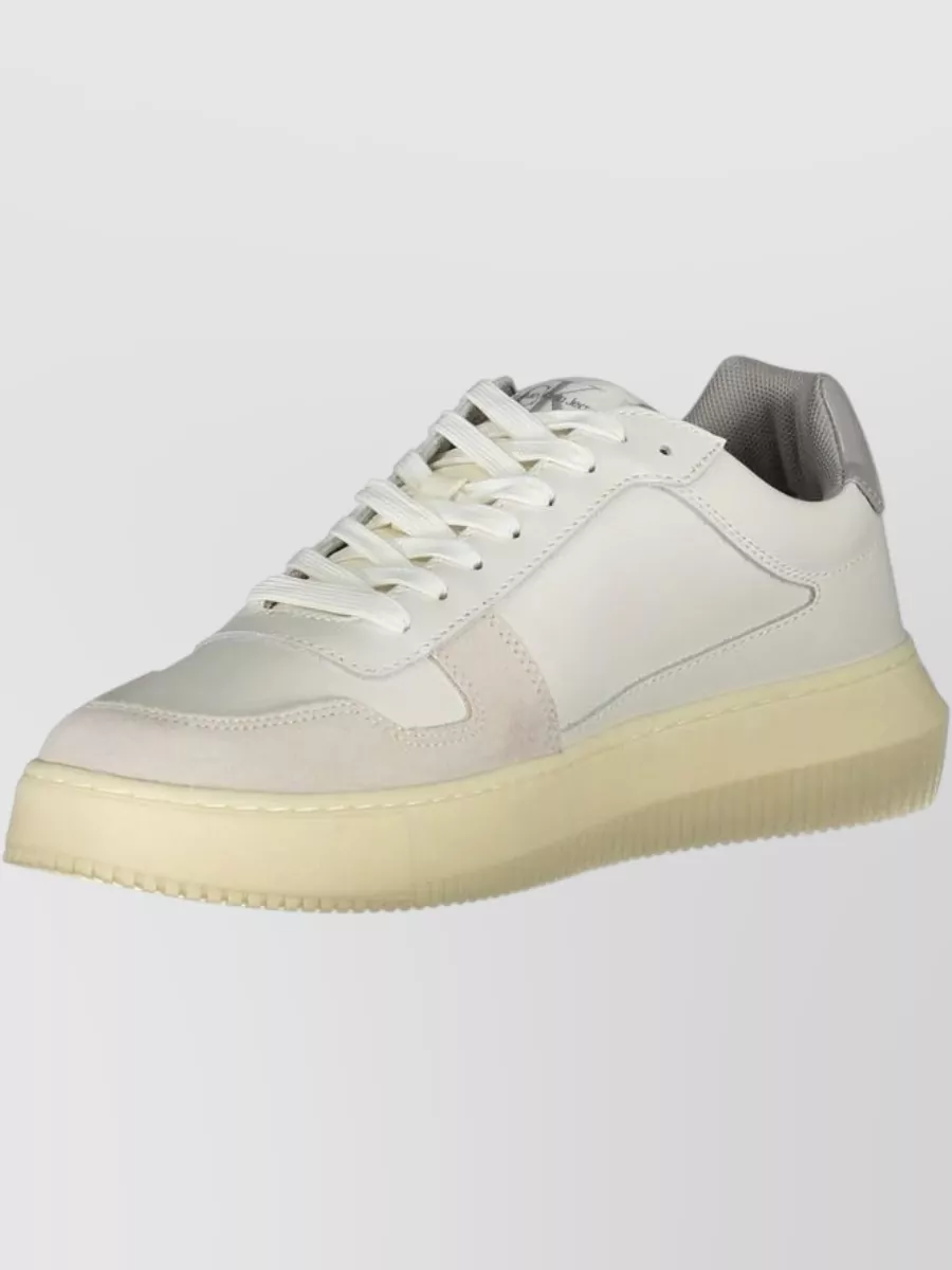 Calvin Klein Leather Low-Top Sneakers