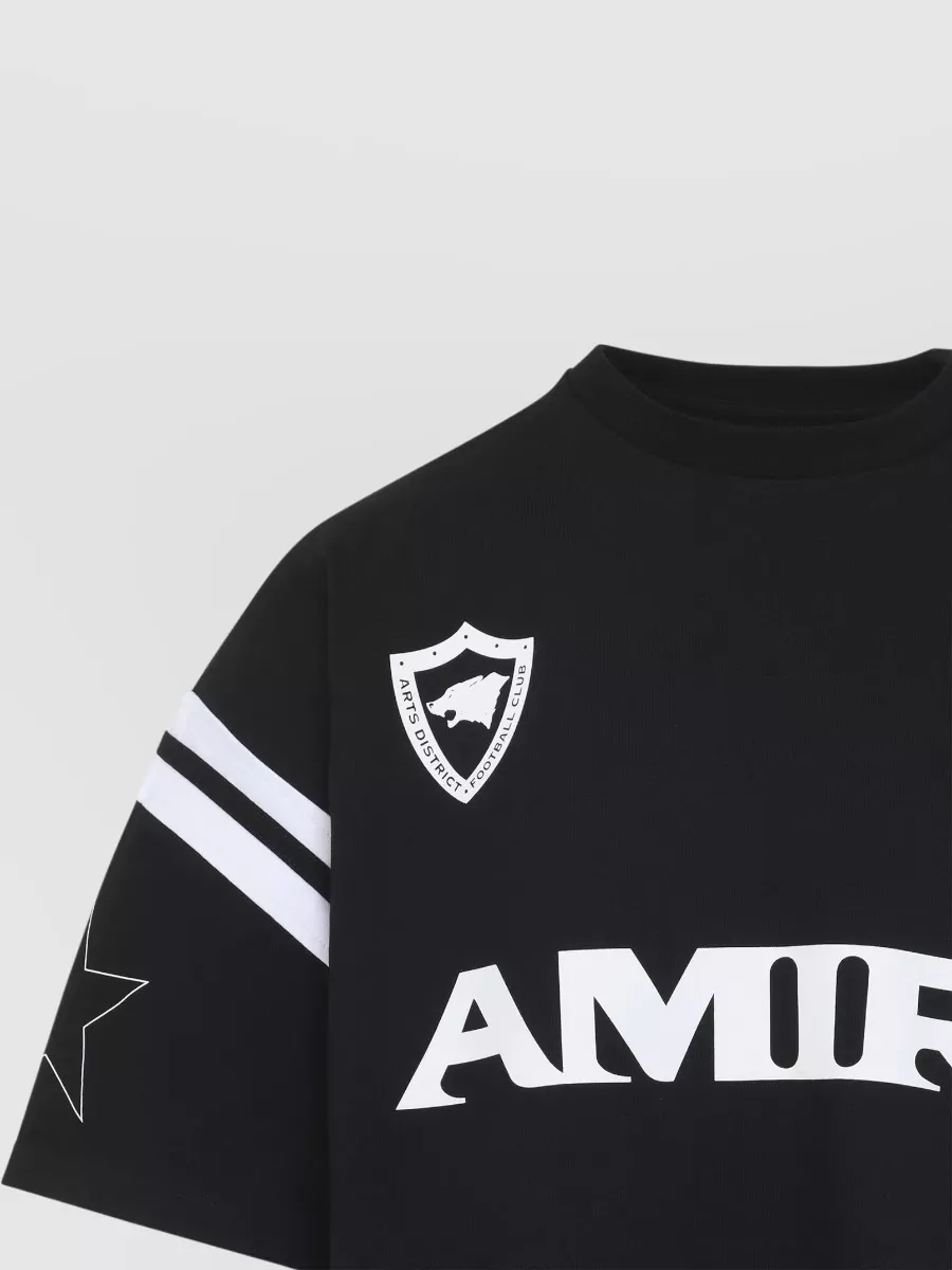 Amiri Cotton Oversized Logo-Print T-Shirt