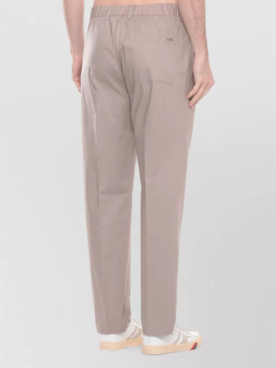 Herno Cotton Straight-Leg Trousers