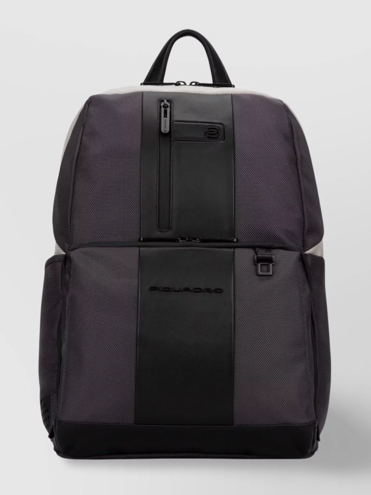 Shop Piquadro Mesh Texture Backpack Adjustable Straps