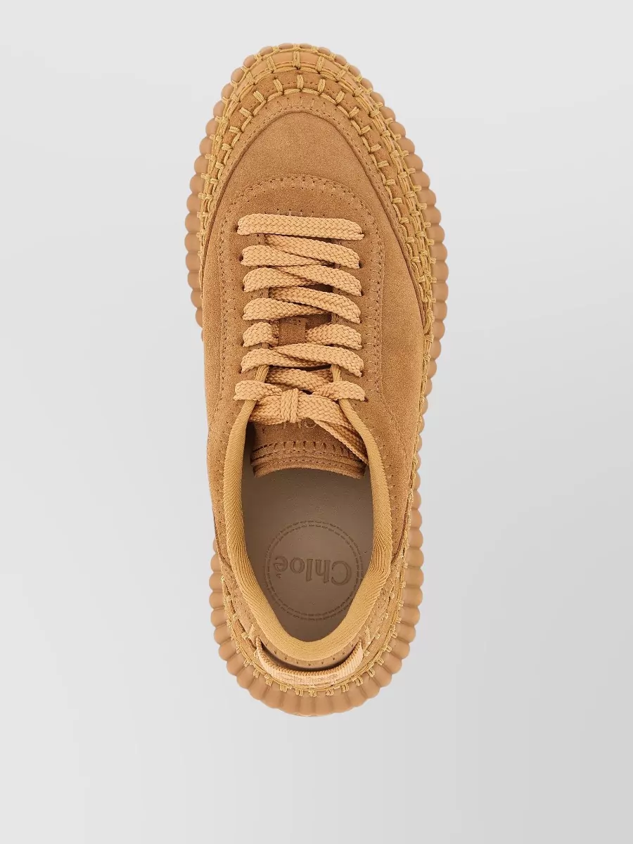 Chloé Nama Wedge Sneakers