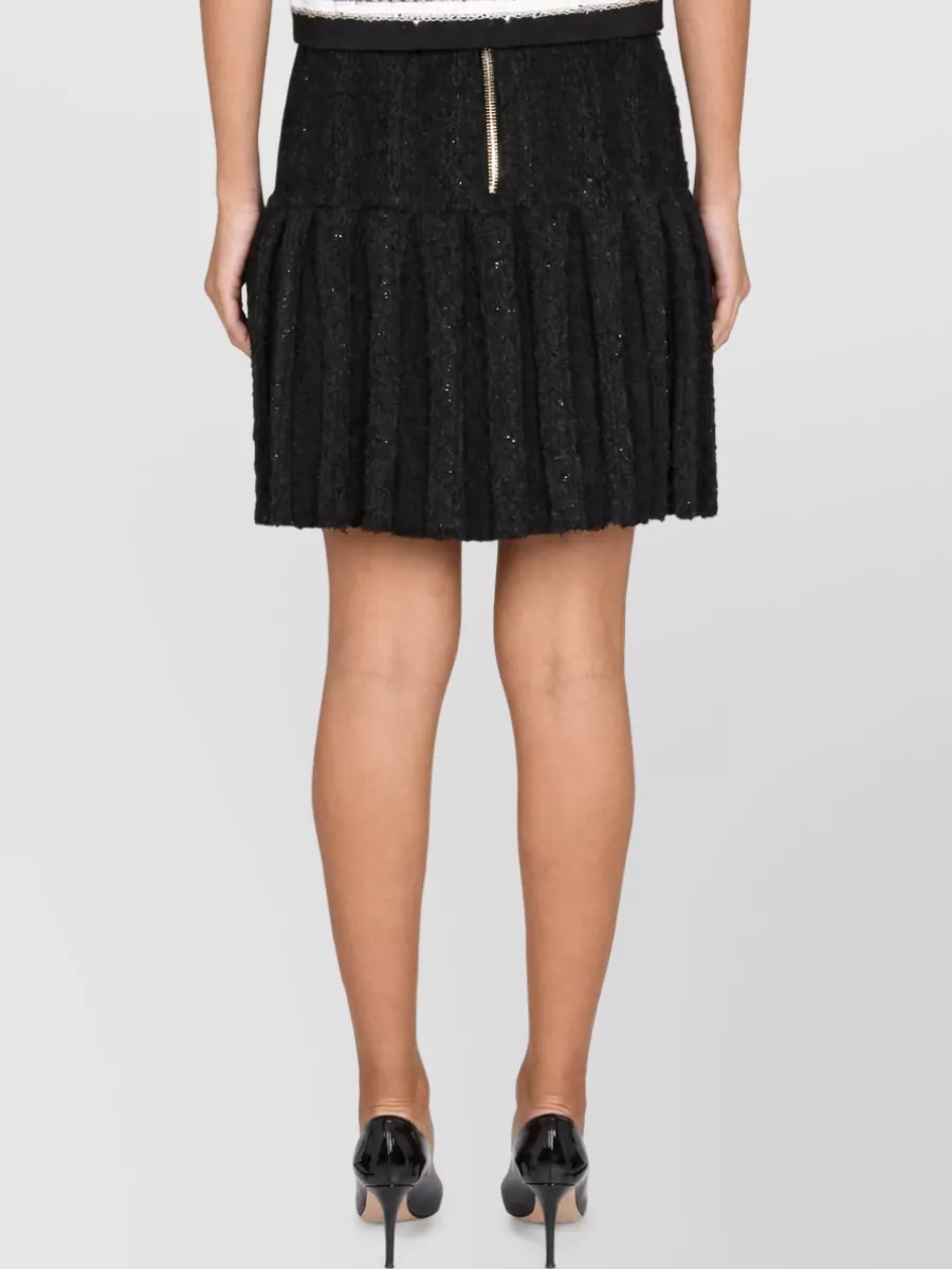 Balmain Pleated Mini Skirt