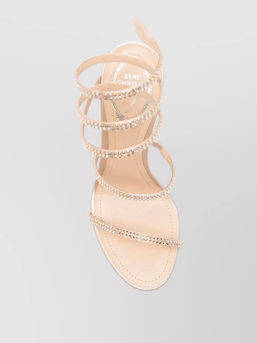 Rene Caovilla Leather Cleo Sandals