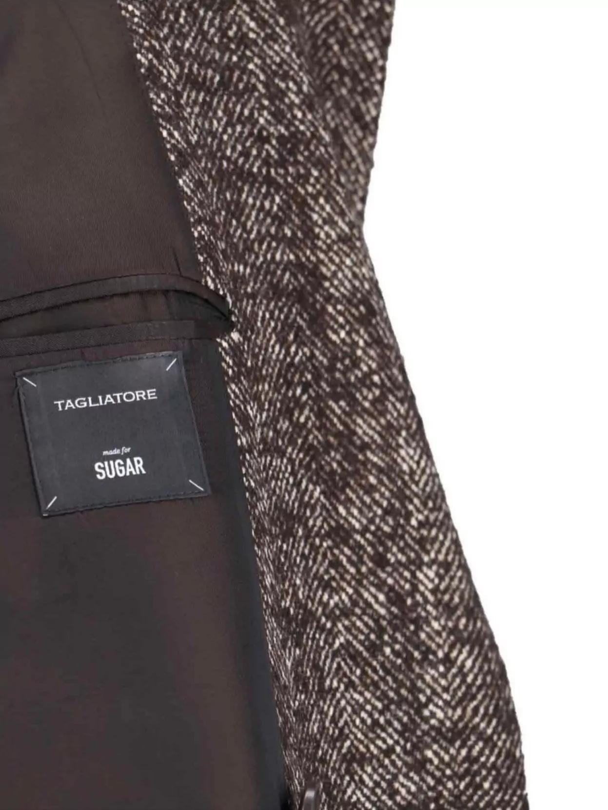 Tagliatore Long Length Double-Breasted Notch Lapel Jacket
