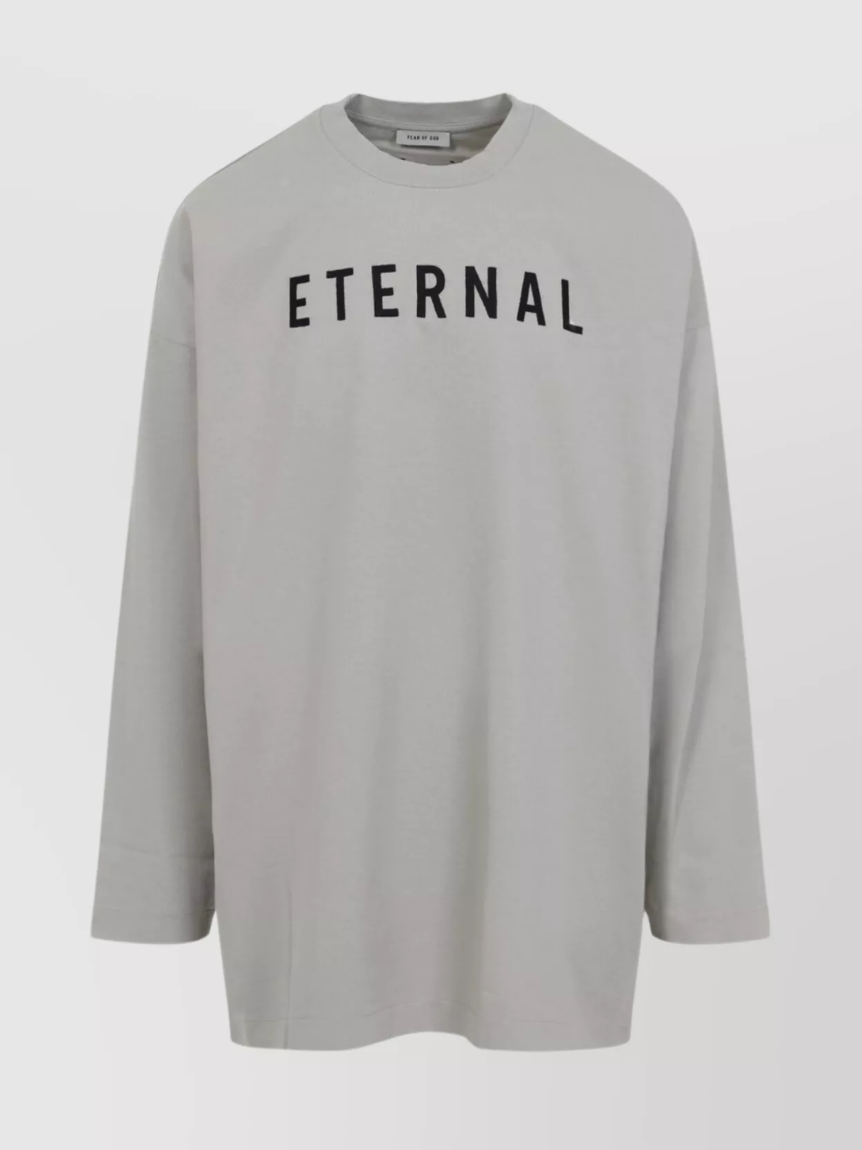 Fear Of God Dove Grey Cotton Eternal Long Sleeve Tee