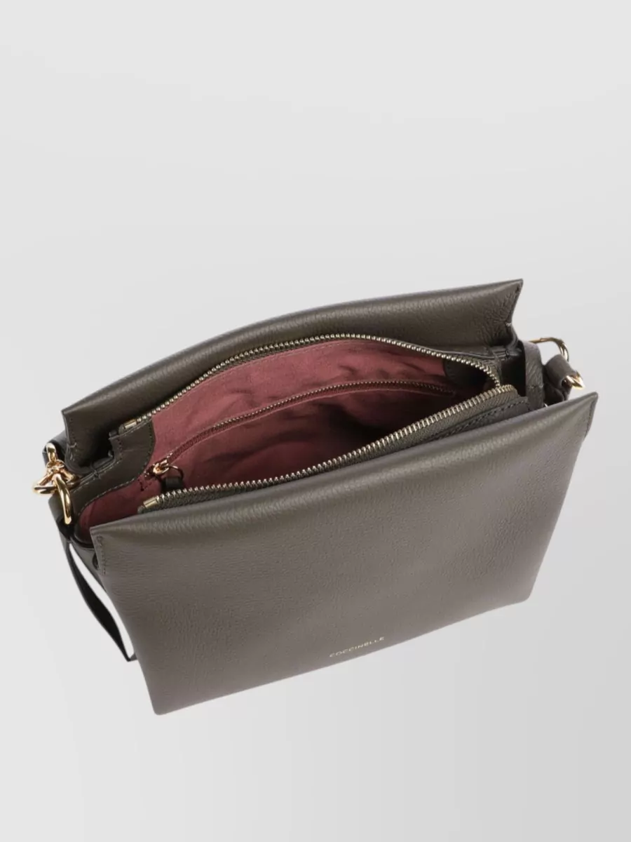 Coccinelle Leather Boheme Small Clutch Bag