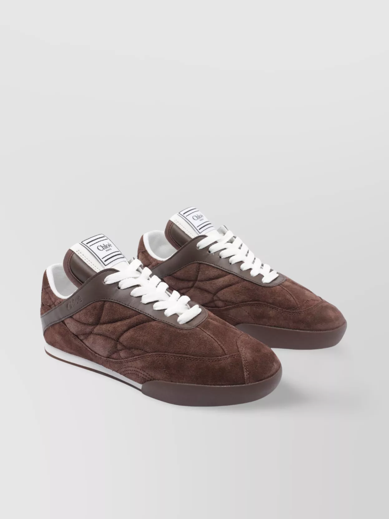 Chloé Round Toe Low-top Sneakers