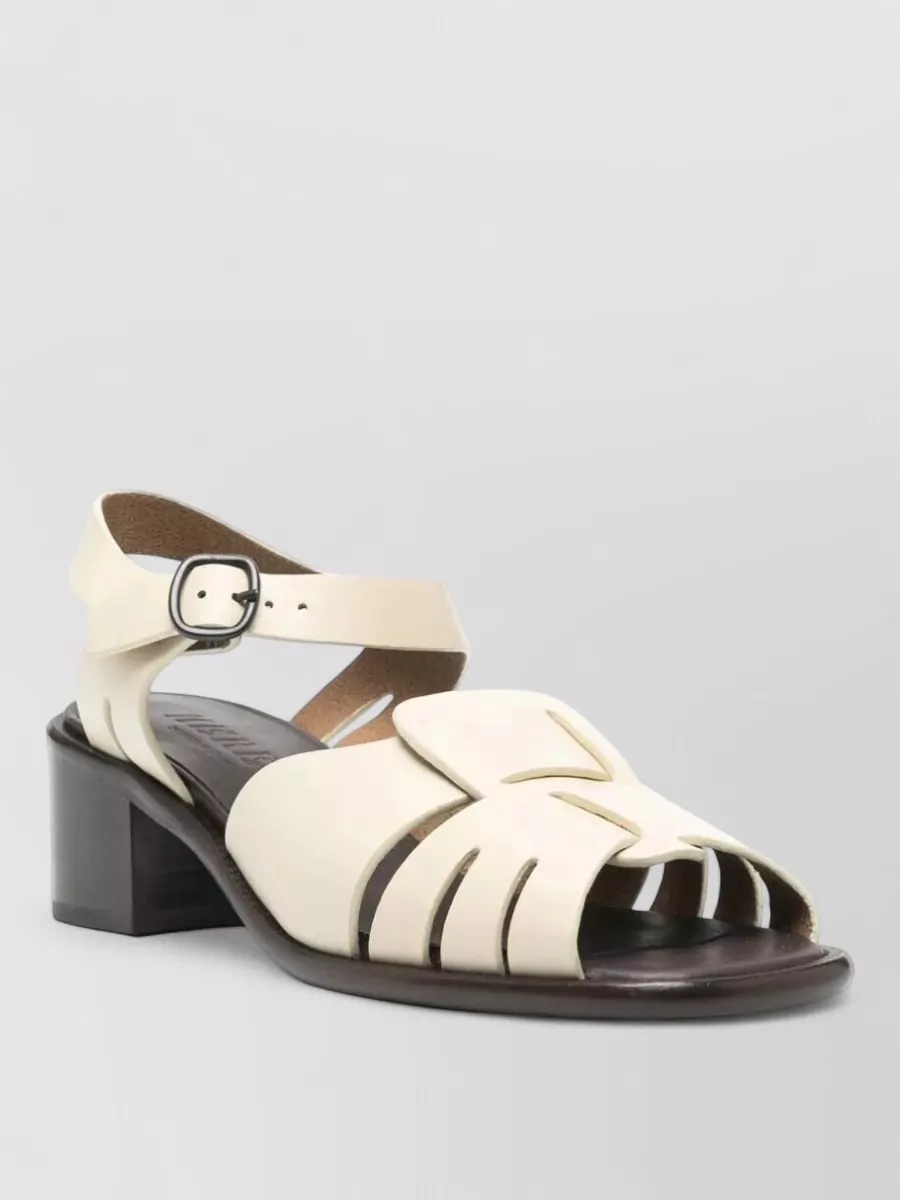 Hereu leather square heeled sandals