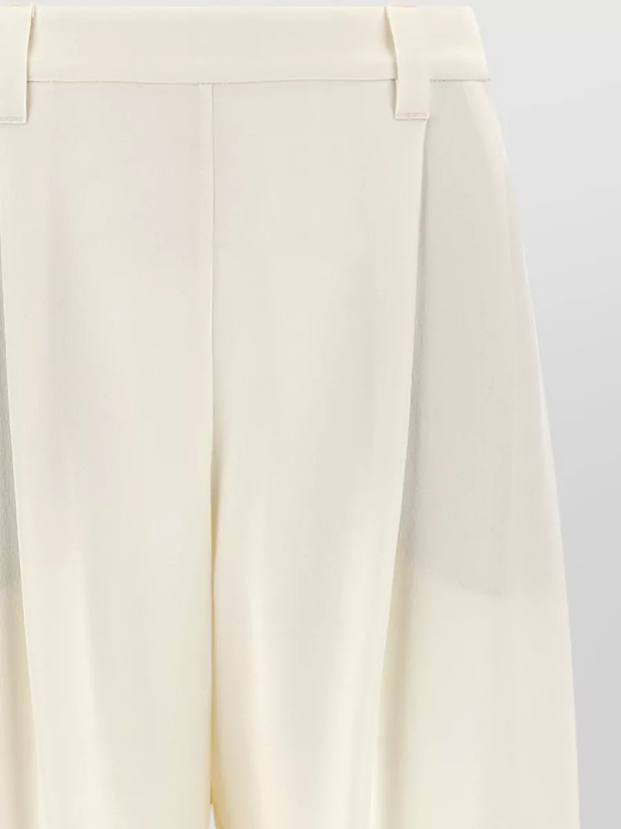 Brunello Cucinelli Pleated Straight-Leg Tailored Trousers