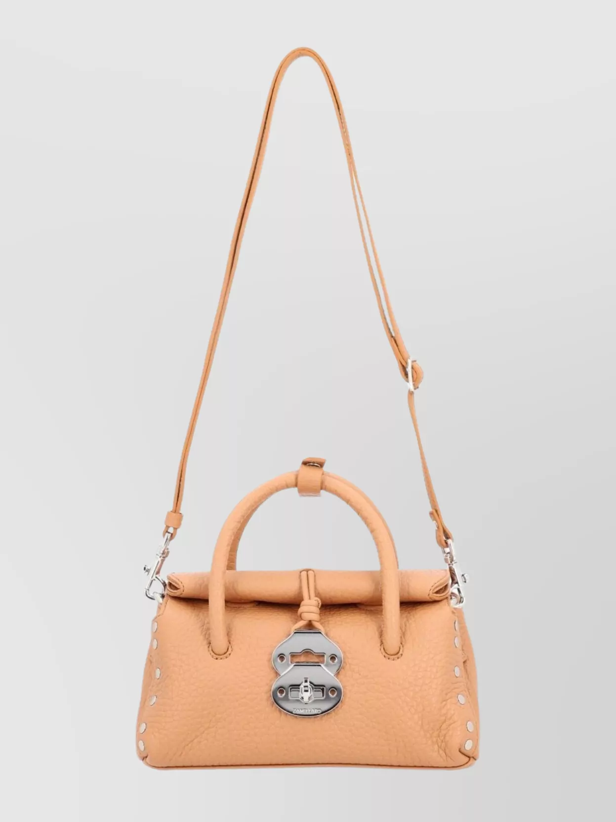 Zanellato Textured Shoulder Bag Adjustable Strap