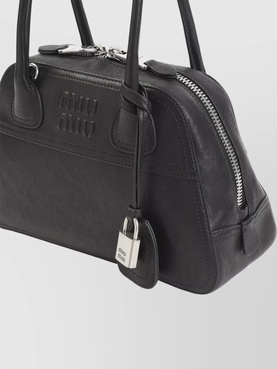 Miu Miu Na Lamb Leather Shoulder Bag