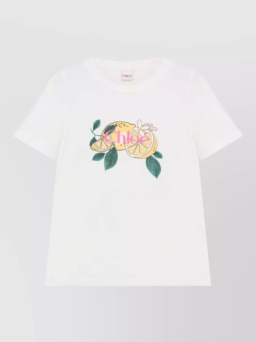 Chloé cotton printed t-shirt