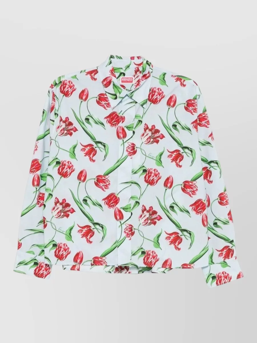 Kenzo floral print long sleeve shirt