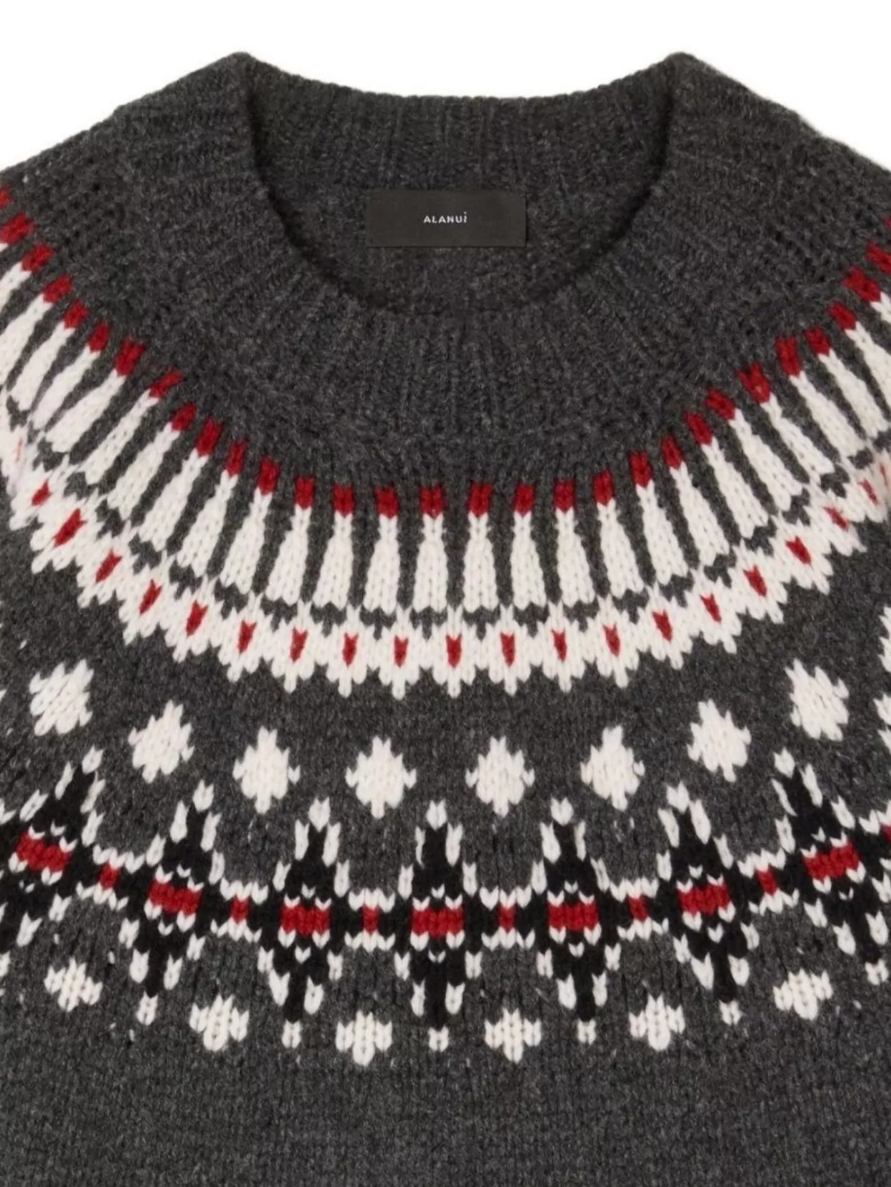 Alanui Cozy Winter Wool Crewneck Sweater