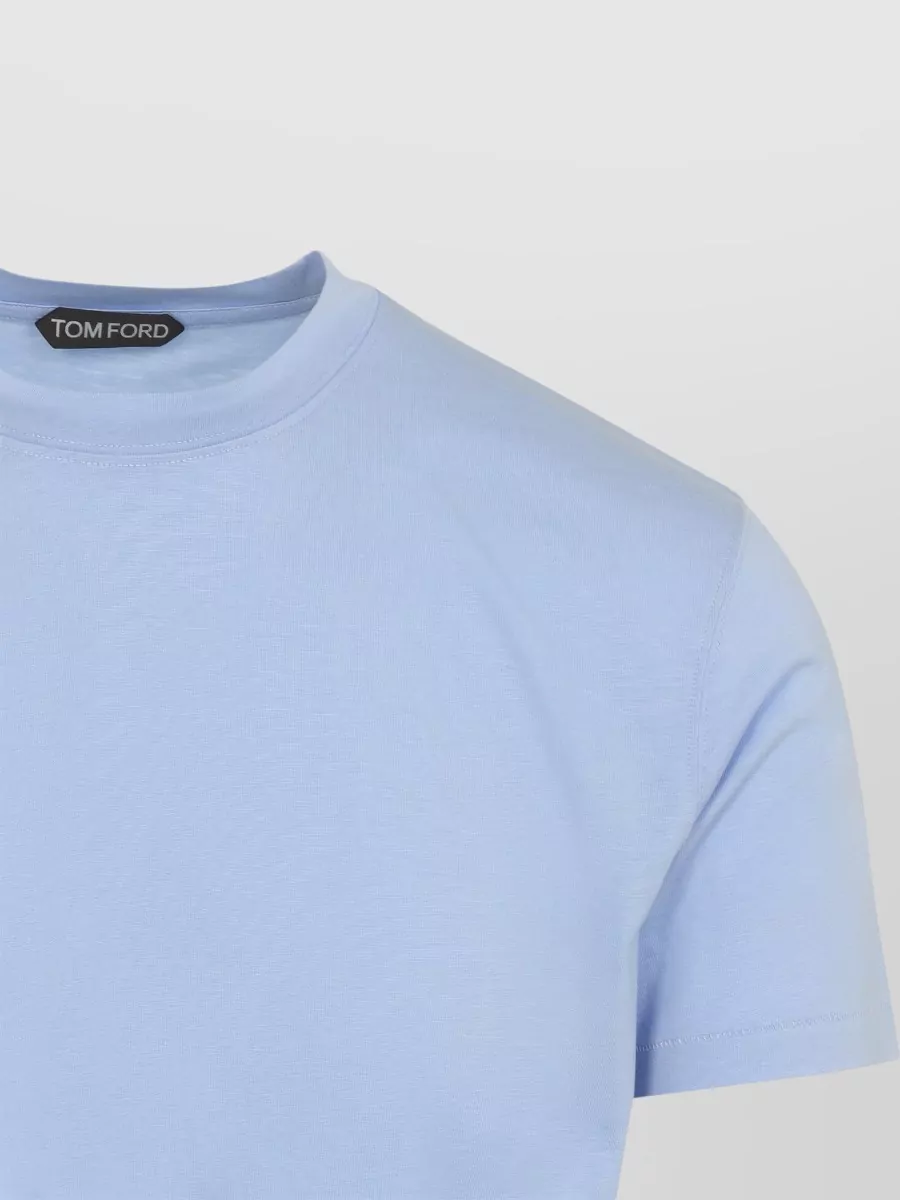 Tom Ford Lyocell Crew Neck Short Sleeve T-Shirt