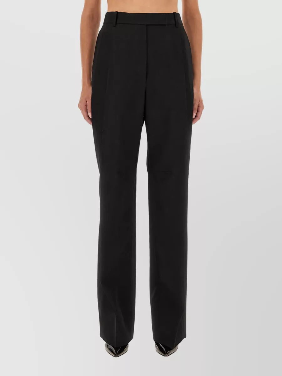 Tom Ford Wool Tailored Pants High Waist Pleated