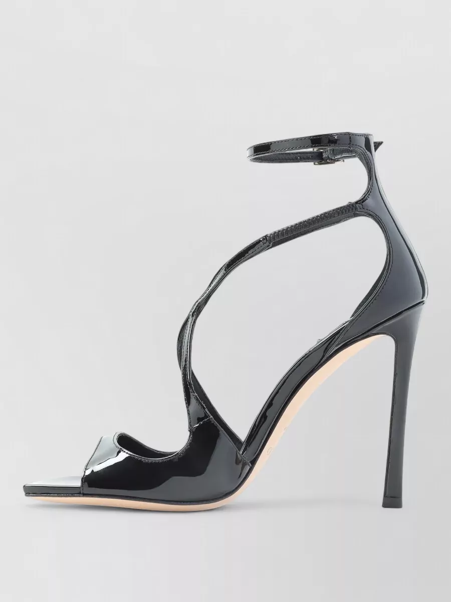 Jimmy Choo Azia 110 Patent Leather Open Toe Sandals