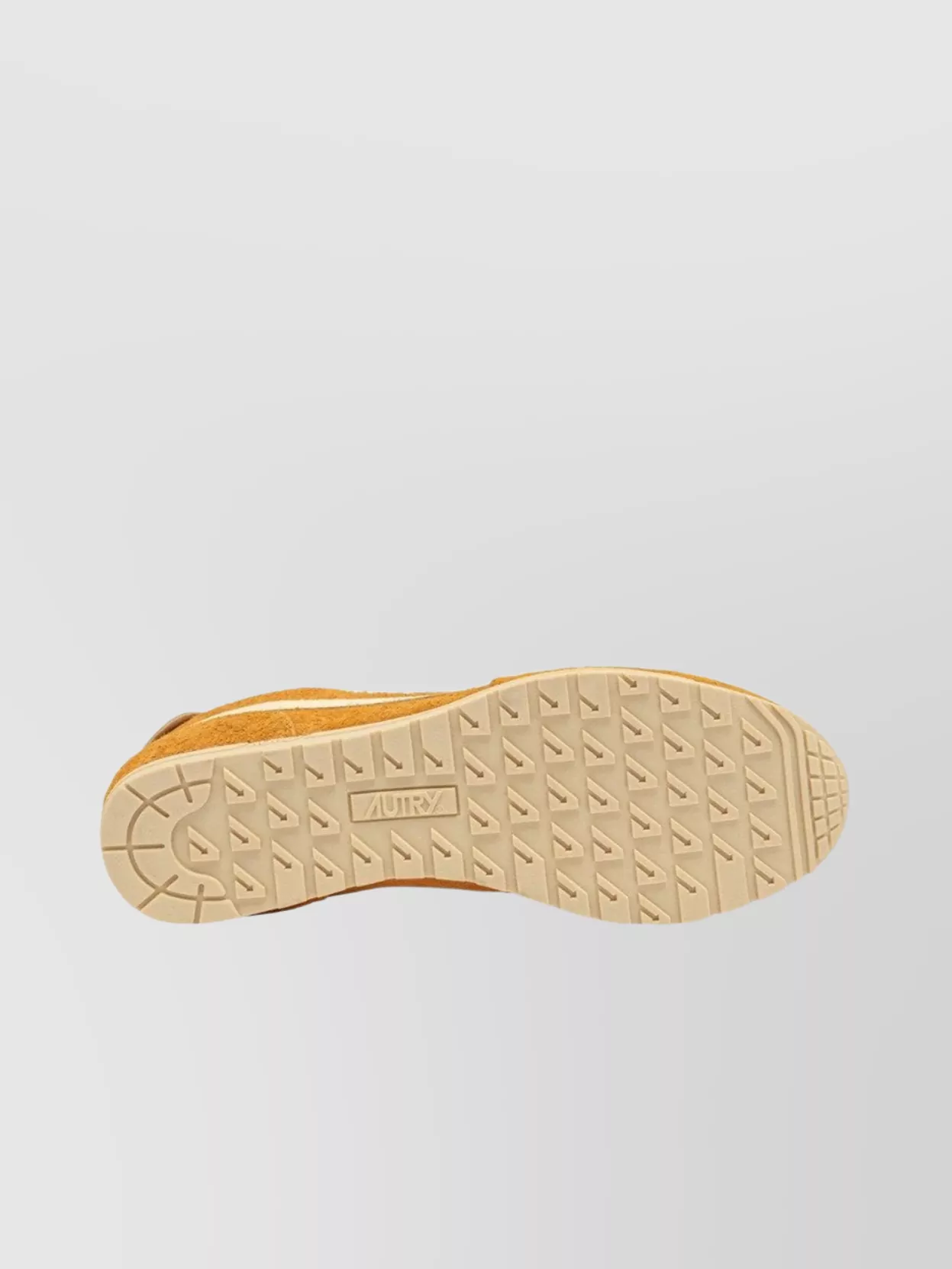 Autry 'windspin Low' Yellow Sneaker With Logo On The Side And On The Heel