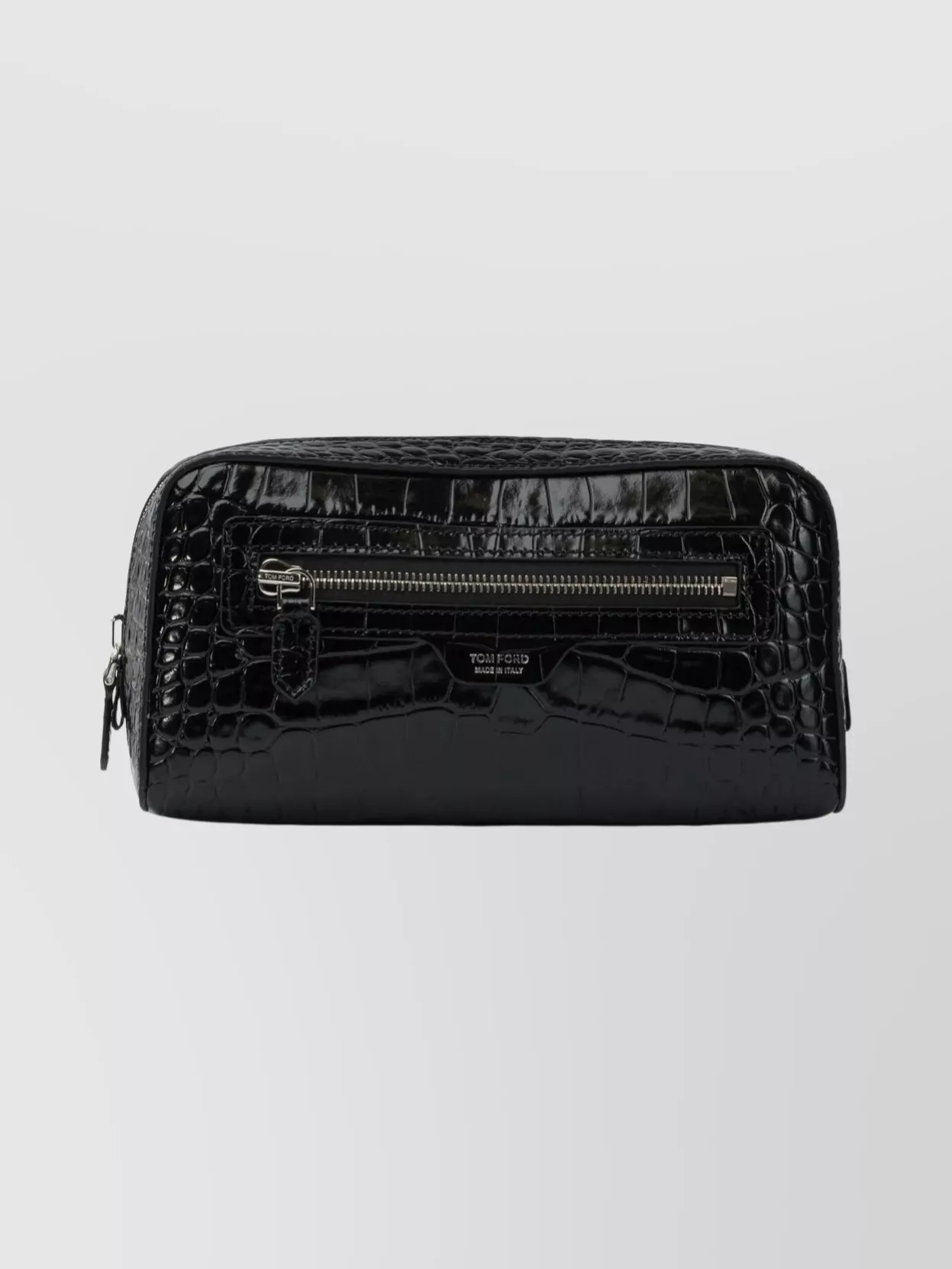 Tom Ford Crocodile Texture Leather Clutch Bag
