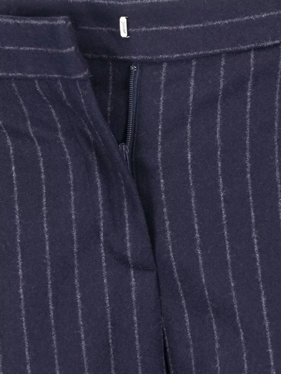 Lardini Cashmere Straight-Leg Tailored Trousers