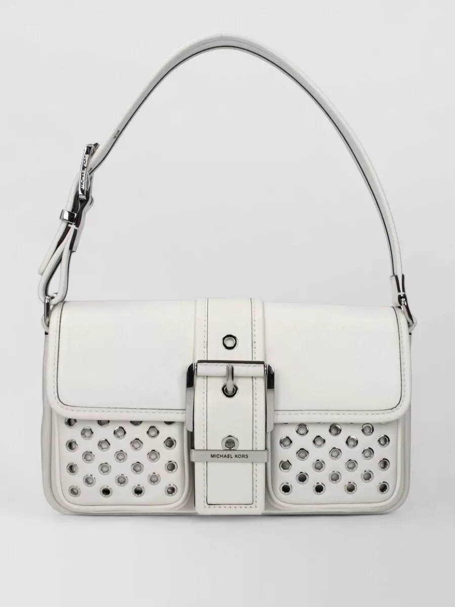 Michael Kors na leather clutch bag