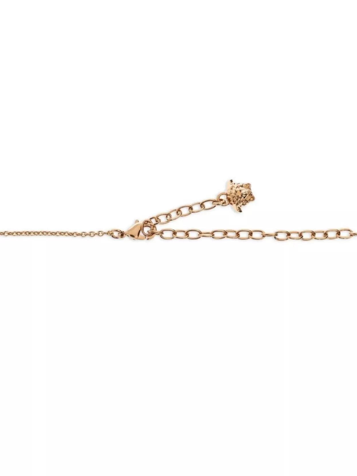 Versace Adjustable Chain Necklace With Star And Round Charms