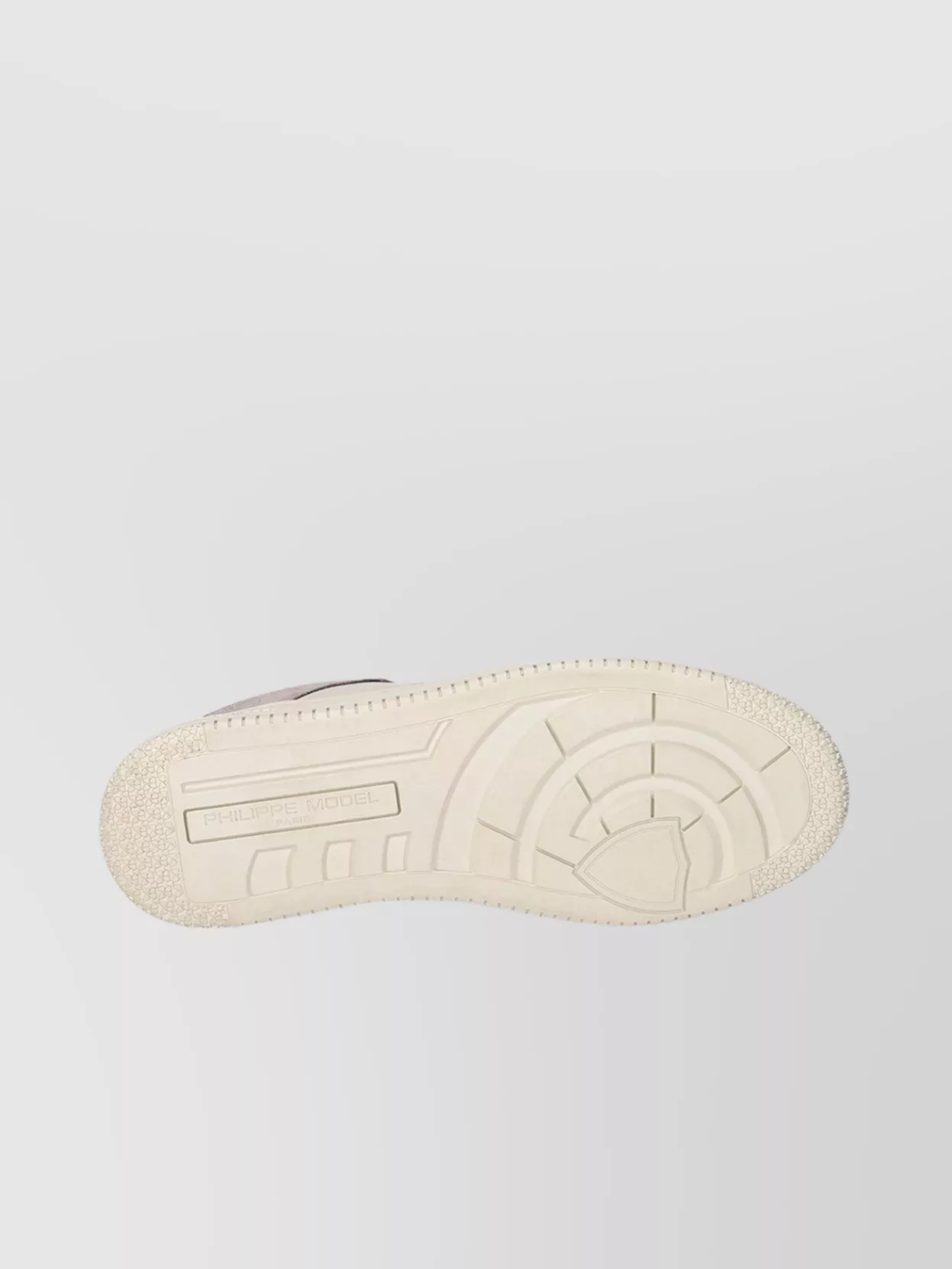 Philippe Model Rubber Sole Perforated Detailing Contrast Paneling In Neutrals