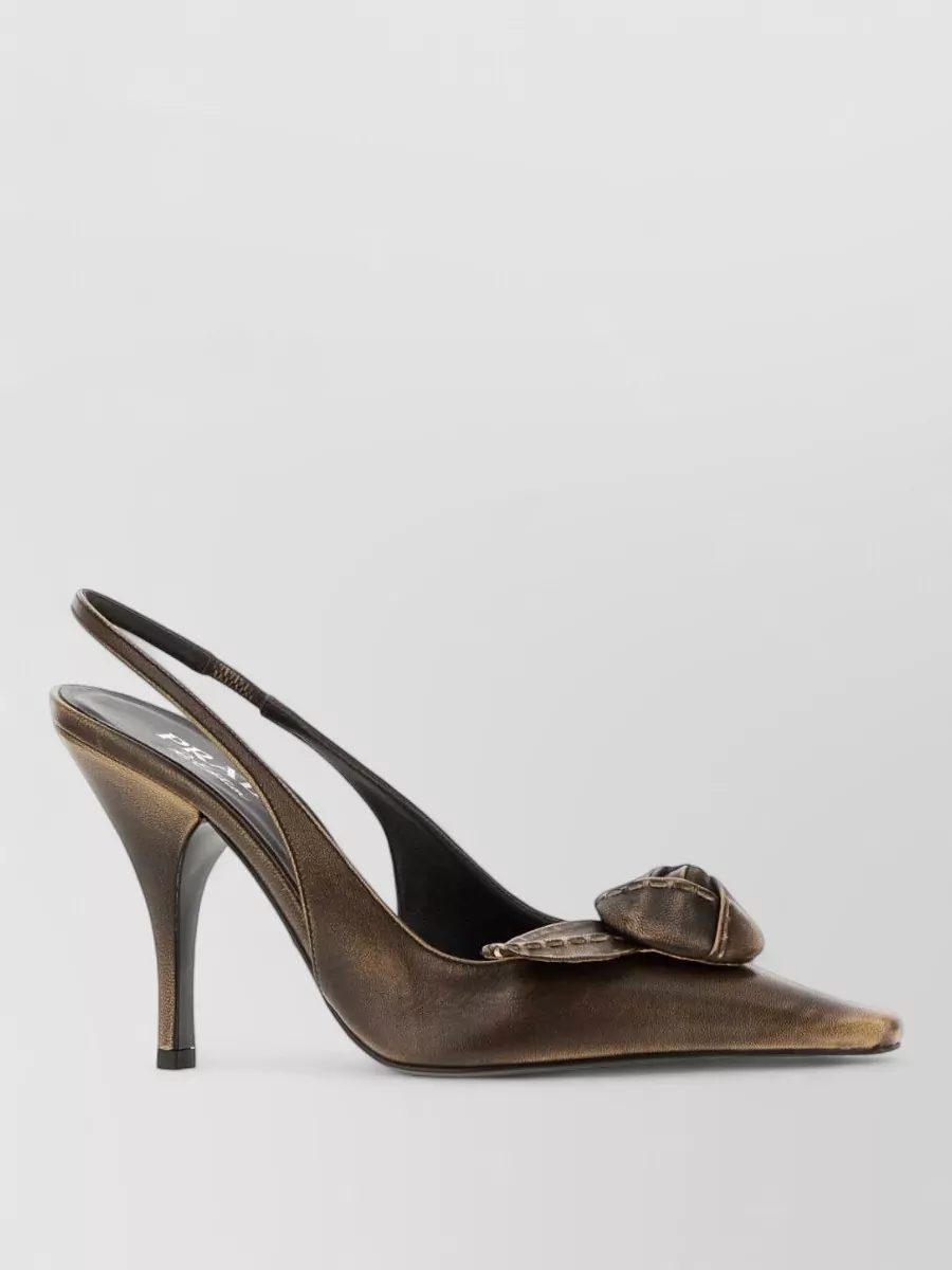 Prada leather mules