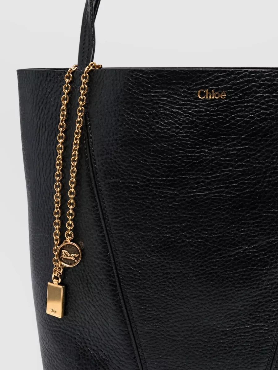 Chloé Chloé Spin Leather Tote Bag