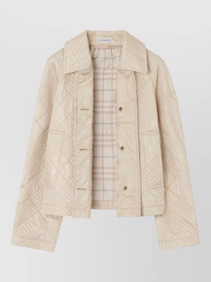 Burberry Quilted Single-Breasted Coat