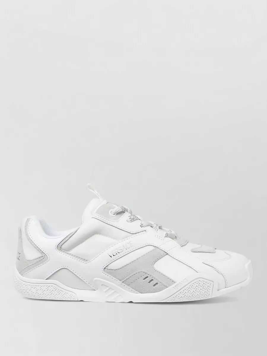 Versace Leather Low-Top Sneakers