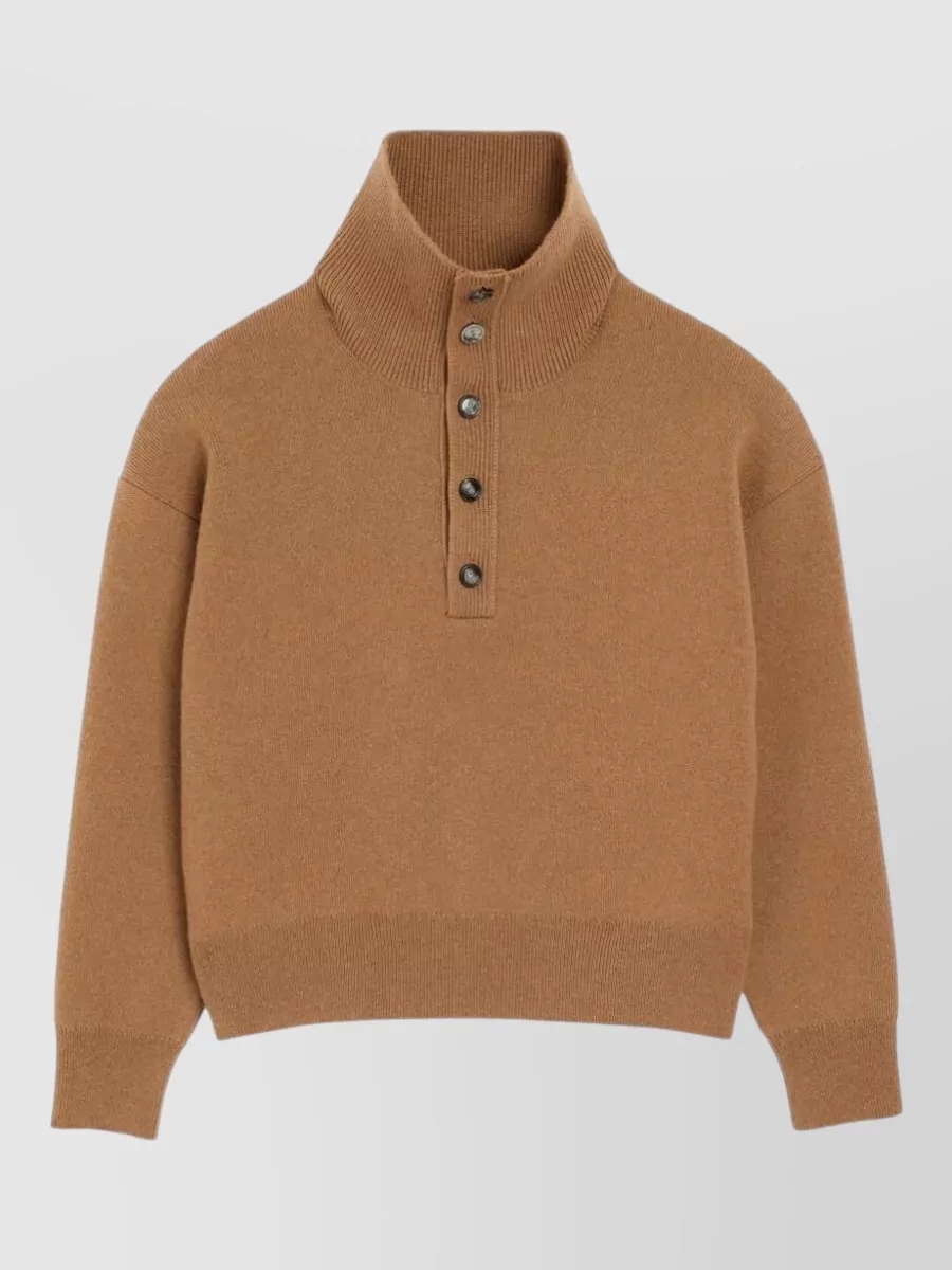 Ami Paris wool high-neck sweater