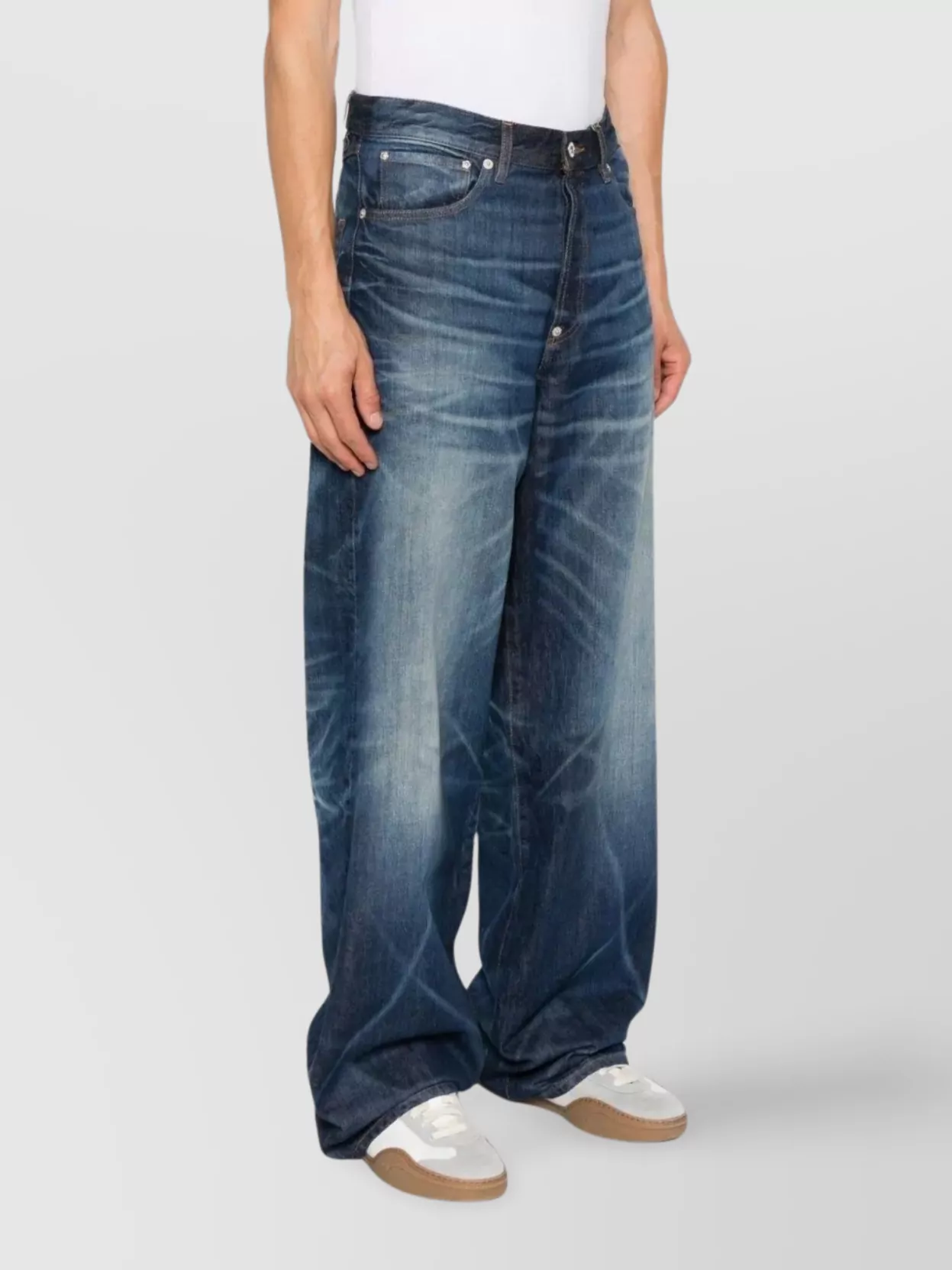 Kenzo Wide Fit Jeans Turn-Up Hem